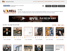 Tablet Screenshot of lolhell.com